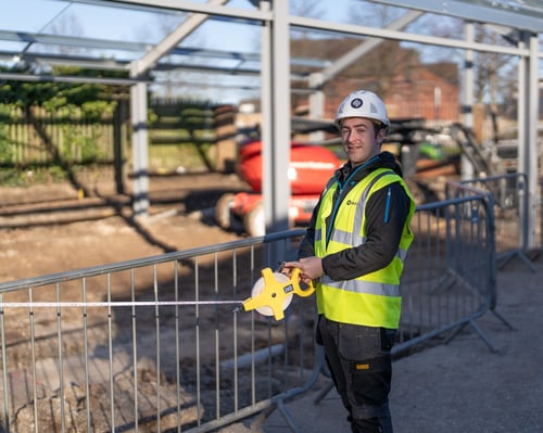 Local youngster kickstarts construction career, thanks to Fusion21 supplier Sterling Services