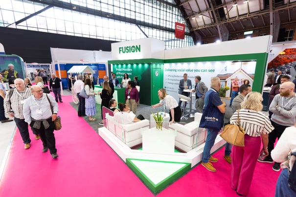 Fusion21 Stand at Housing Event 2025