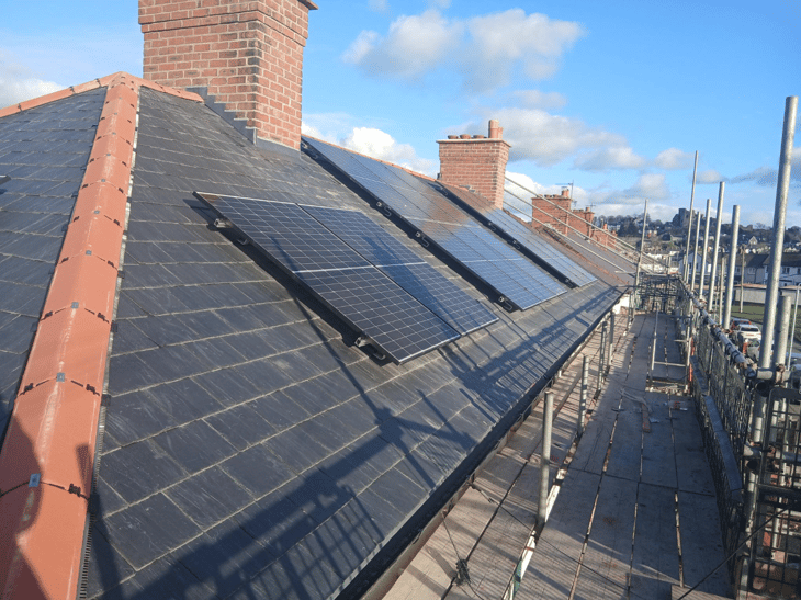 Sustainable solar panels on homes